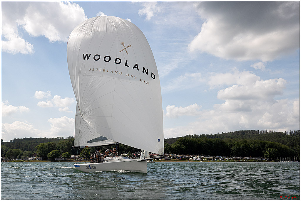 J70 - WOODLAND, 12.06.2021 Segelboot; Segeln; Woodland; Spinnaker; J70; Sorpesee; Sauerland